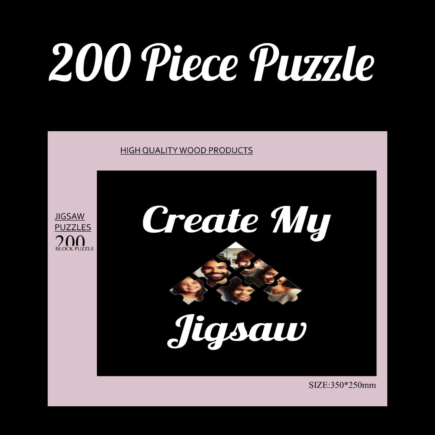 Custom 200 Piece Jigsaw Puzzle