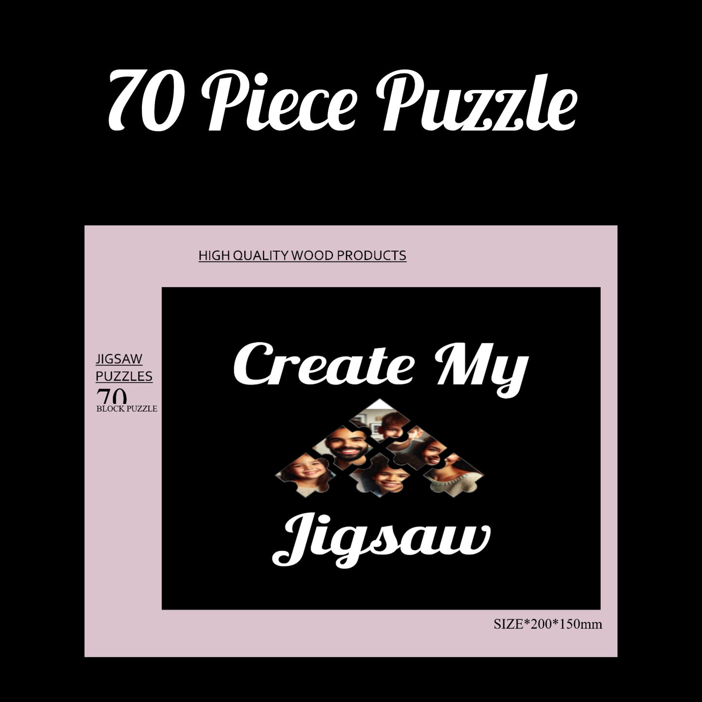 Custom 70 Piece Jigsaw Puzzle